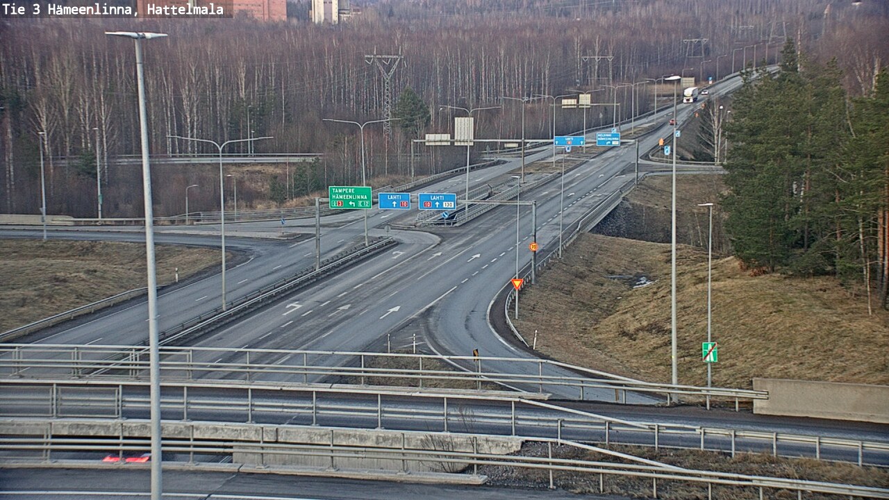 Weather Camera Image Road 3 Hämeenlinna, Hattelmala, Hämeenlinna, Kanta-Häme