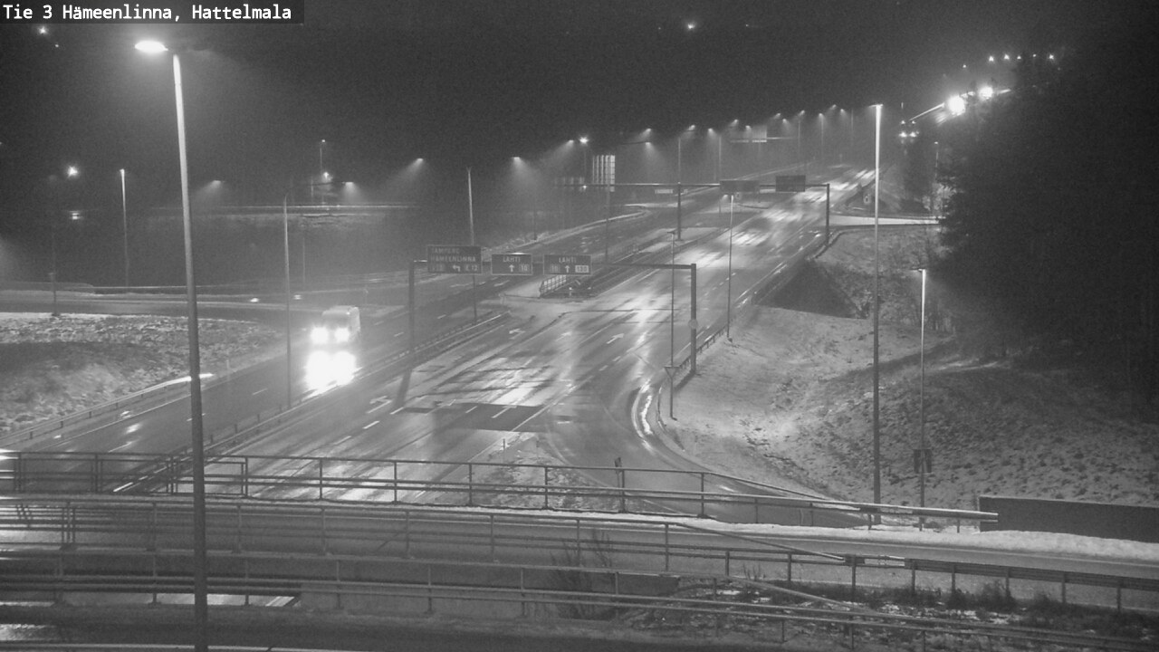 Weather Camera Image Road 3 Hämeenlinna, Hattelmala, Hämeenlinna, Kanta-Häme