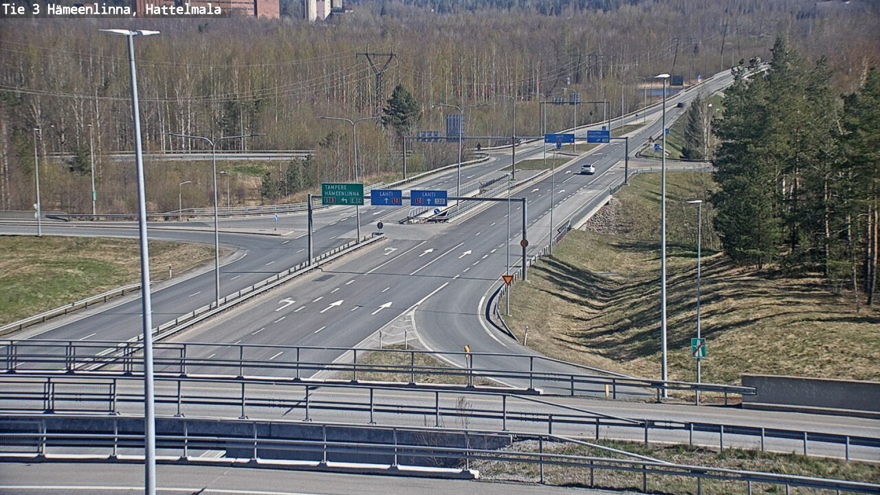 Weather Camera Image Road 3 Hämeenlinna, Hattelmala, Hämeenlinna, Kanta-Häme