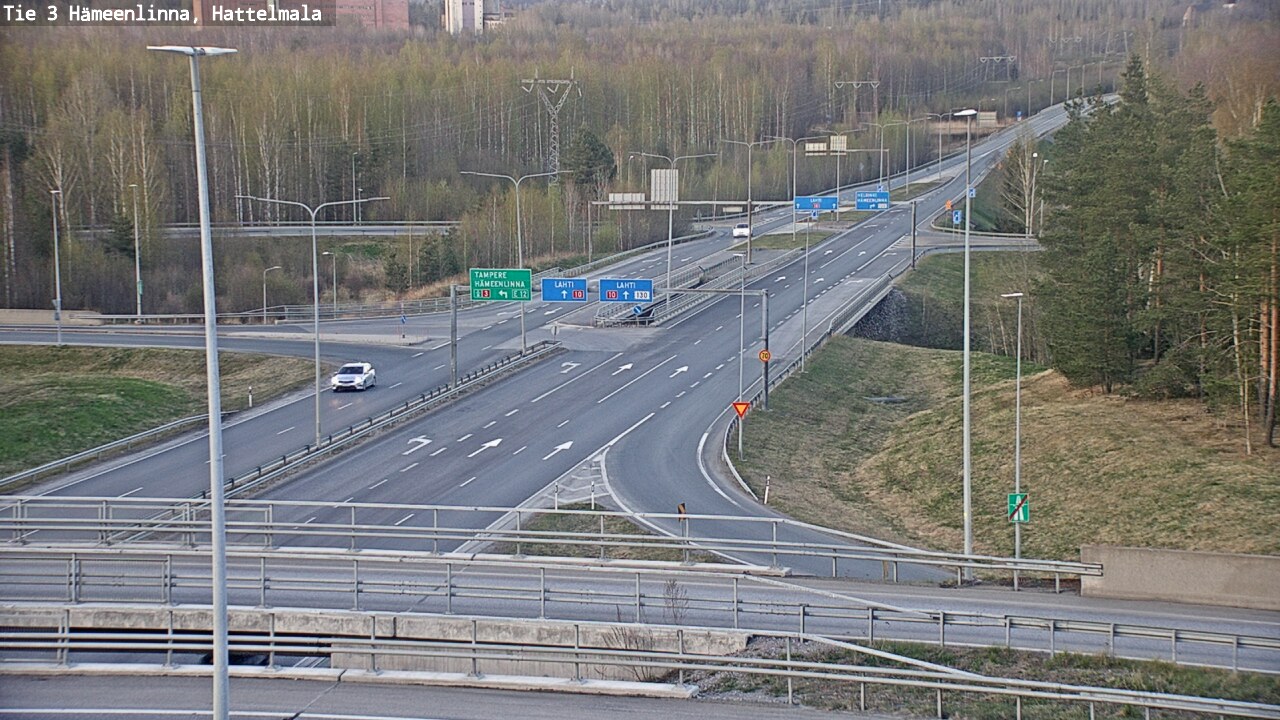 Weather Camera Image Road 3 Hämeenlinna, Hattelmala, Hämeenlinna, Kanta-Häme