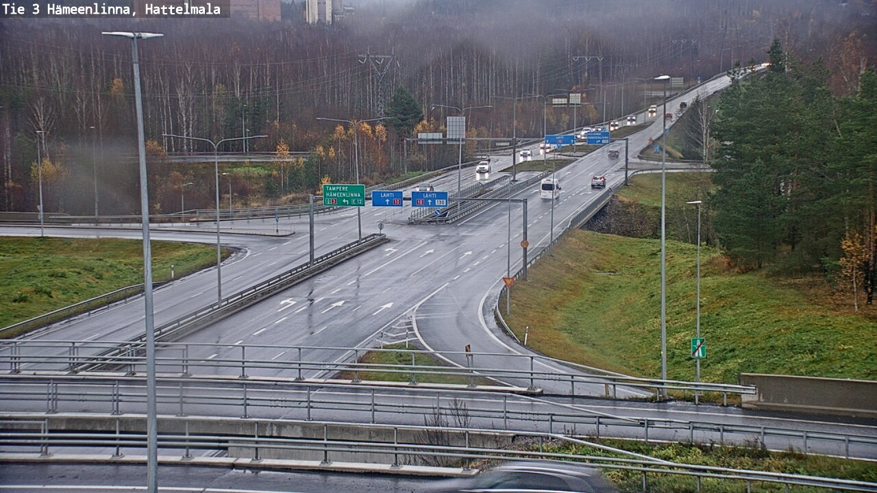 Weather Camera Image Väg 3 Tavastehus, Hattelmala, Hämeenlinna, Kanta-Häme