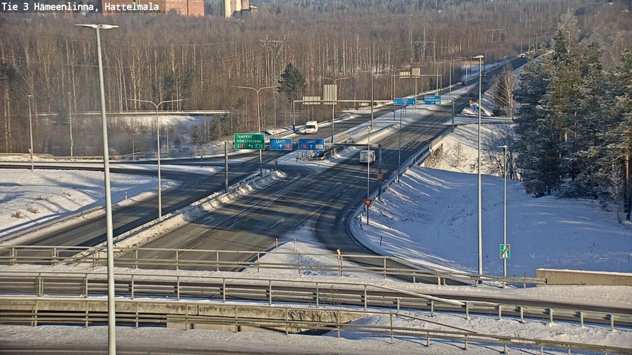 Weather Camera Image Road 3 Hämeenlinna, Hattelmala, Hämeenlinna, Kanta-Häme