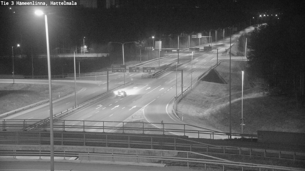 Weather Camera Image Road 3 Hämeenlinna, Hattelmala, Hämeenlinna, Kanta-Häme