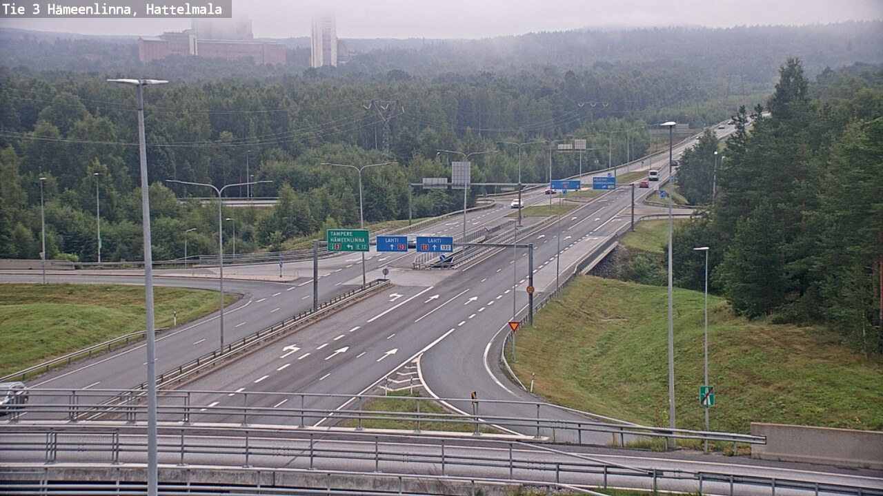 Weather Camera Image Road 3 Hämeenlinna, Hattelmala, Hämeenlinna, Kanta-Häme