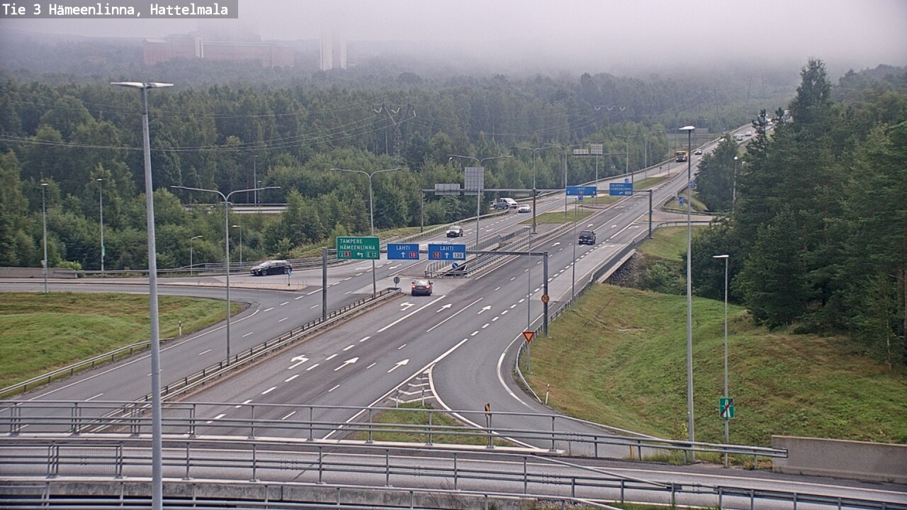 Weather Camera Image Road 3 Hämeenlinna, Hattelmala, Hämeenlinna, Kanta-Häme
