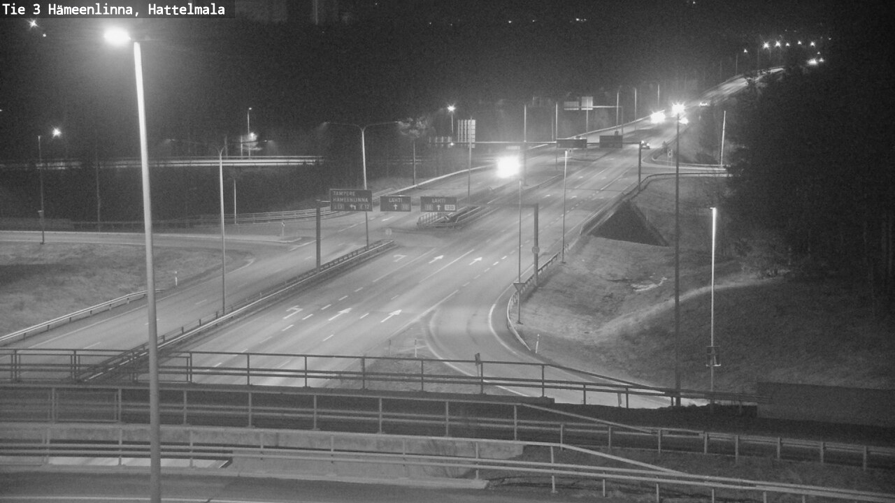 Weather Camera Image Road 3 Hämeenlinna, Hattelmala, Hämeenlinna, Kanta-Häme