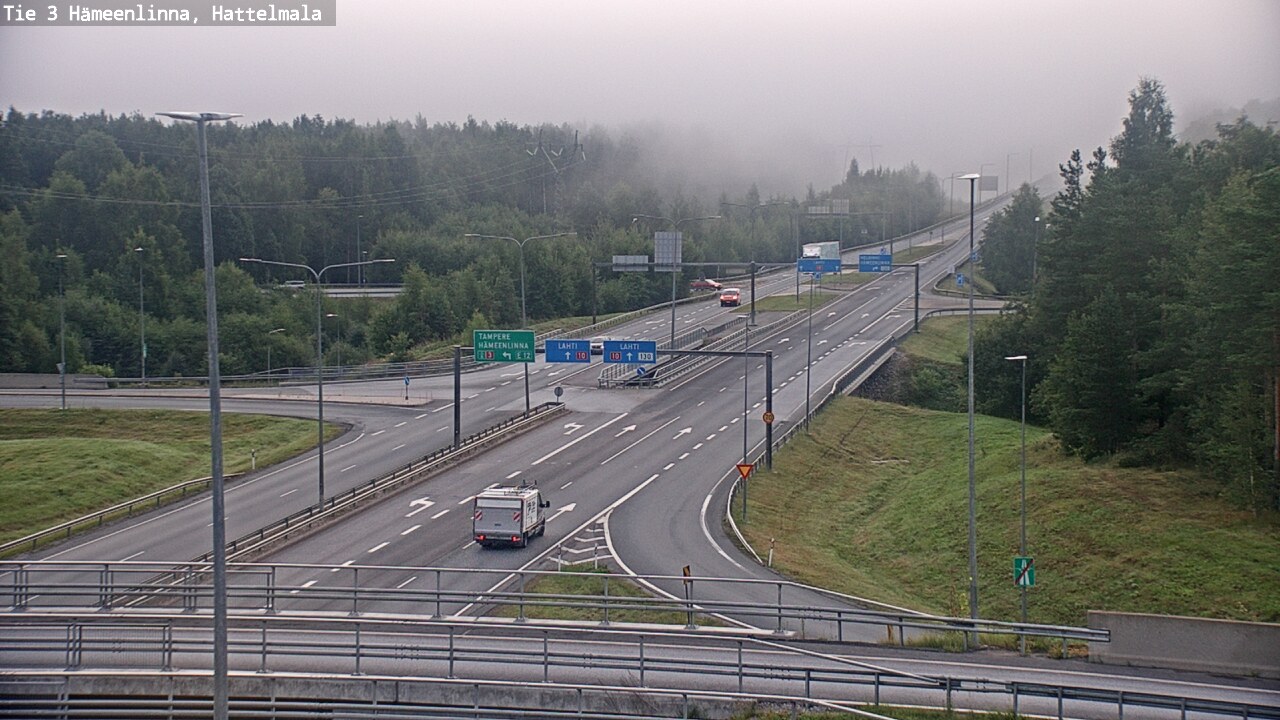 Weather Camera Image Road 3 Hämeenlinna, Hattelmala, Hämeenlinna, Kanta-Häme