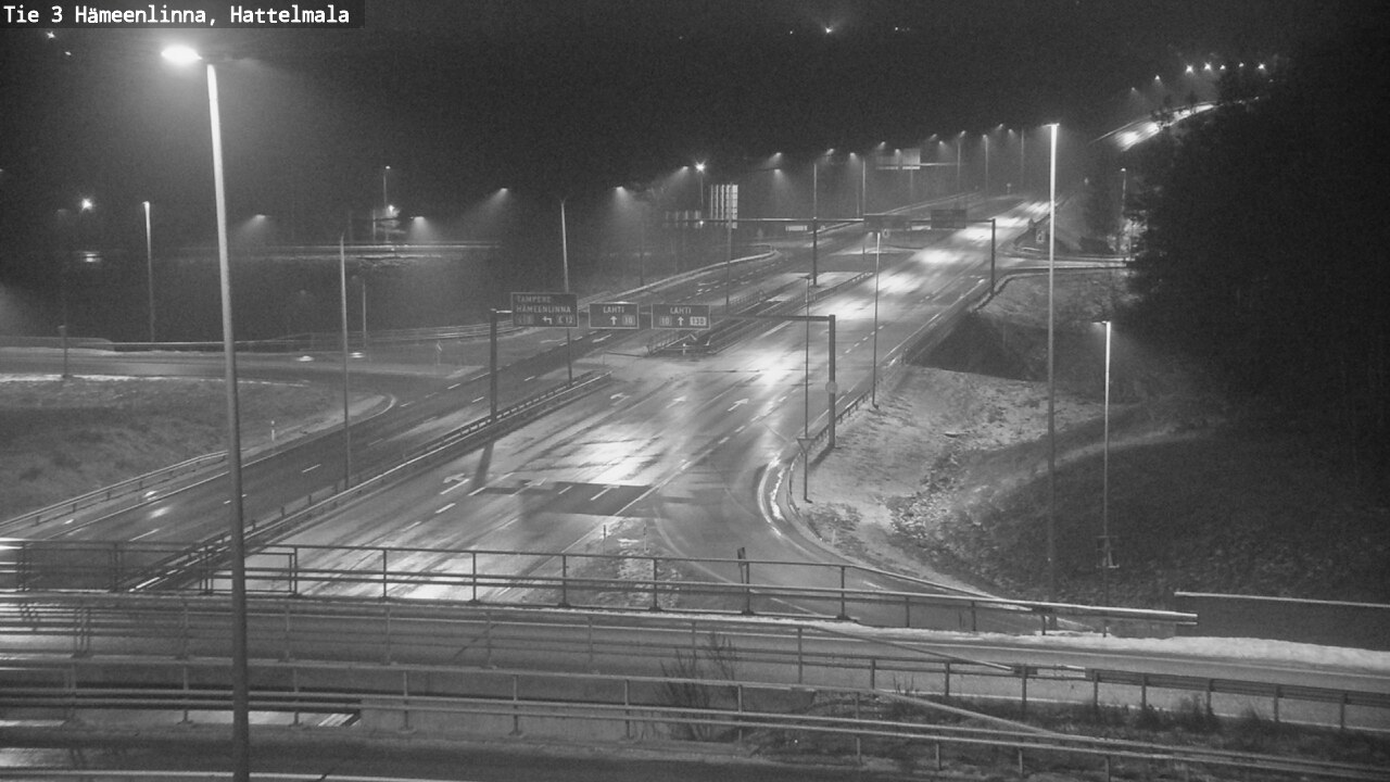Weather Camera Image Road 3 Hämeenlinna, Hattelmala, Hämeenlinna, Kanta-Häme
