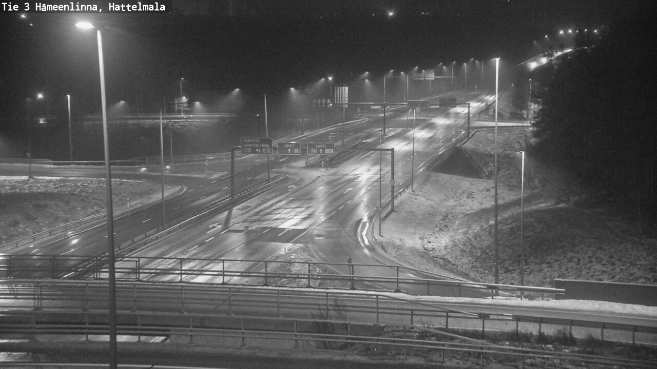 Weather Camera Image Road 3 Hämeenlinna, Hattelmala, Hämeenlinna, Kanta-Häme