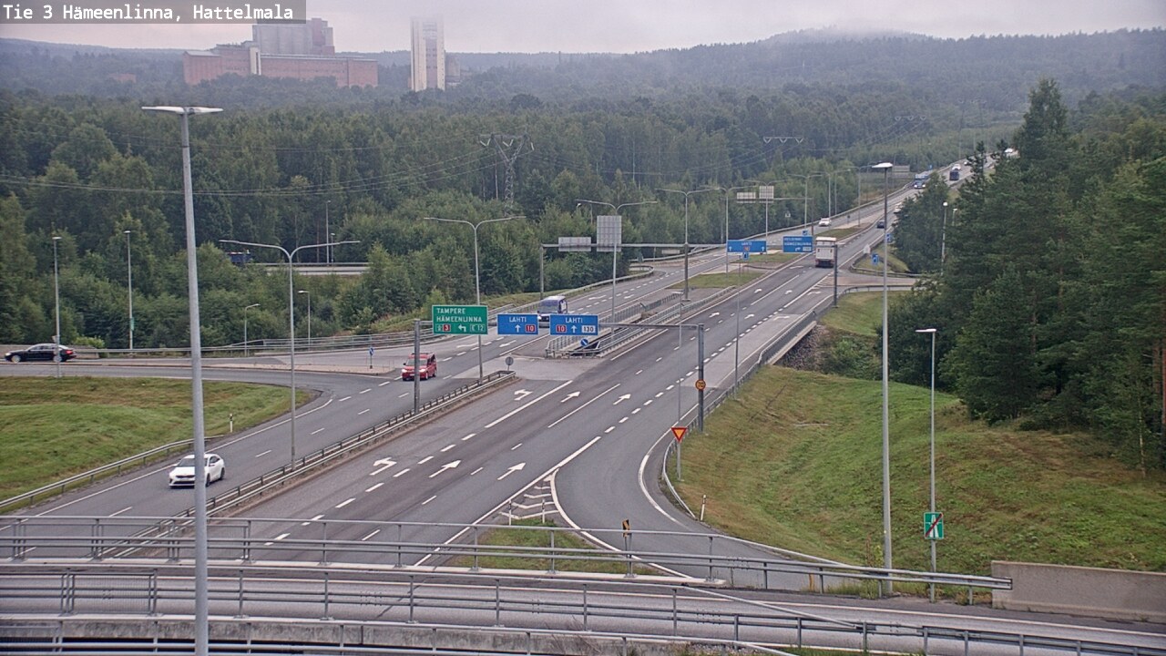 Weather Camera Image Road 3 Hämeenlinna, Hattelmala, Hämeenlinna, Kanta-Häme