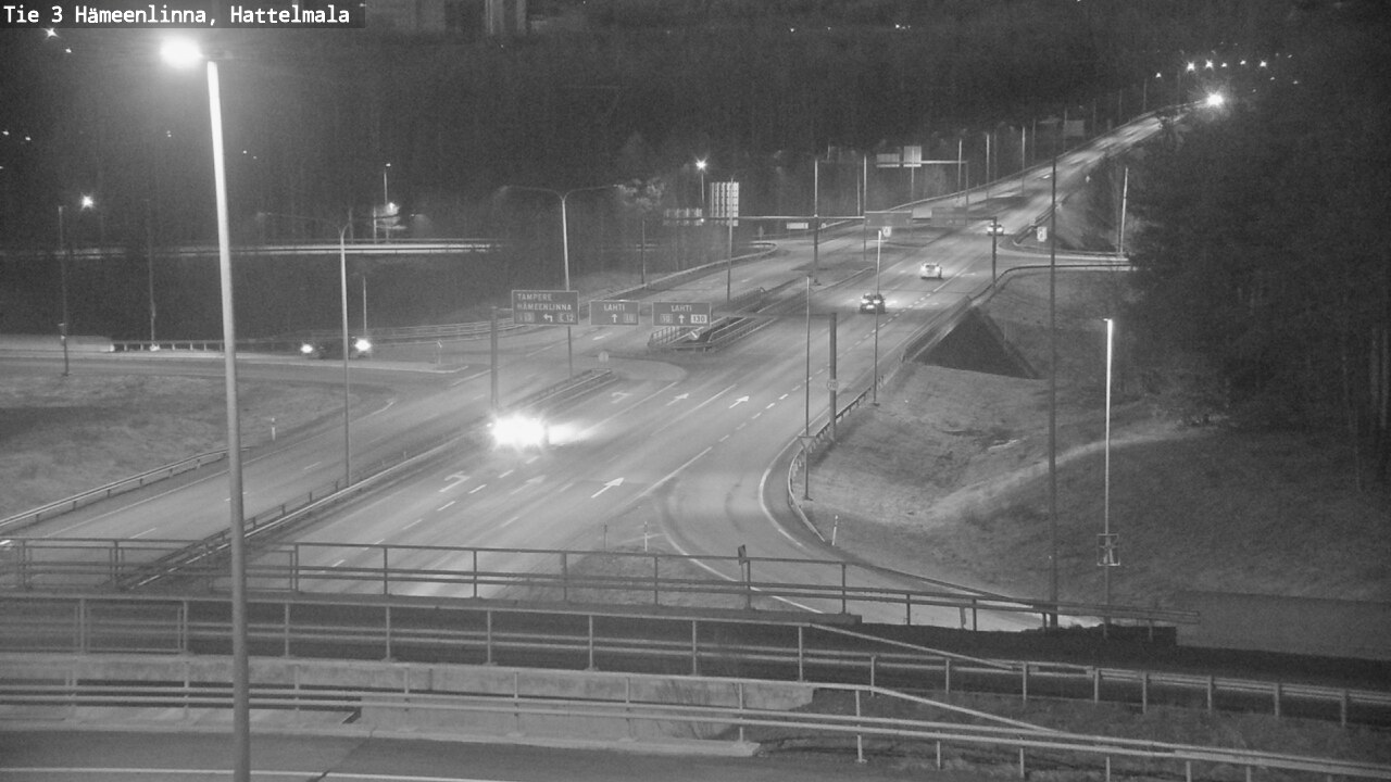 Weather Camera Image Road 3 Hämeenlinna, Hattelmala, Hämeenlinna, Kanta-Häme