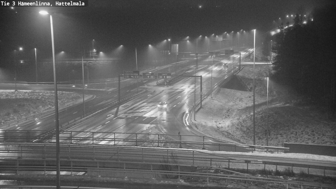 Weather Camera Image Road 3 Hämeenlinna, Hattelmala, Hämeenlinna, Kanta-Häme