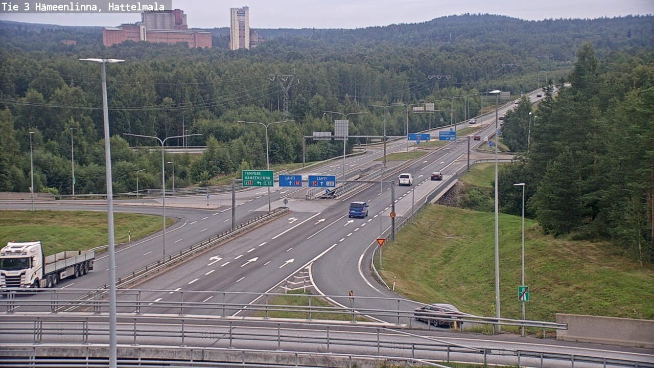Weather Camera Image Road 3 Hämeenlinna, Hattelmala, Hämeenlinna, Kanta-Häme