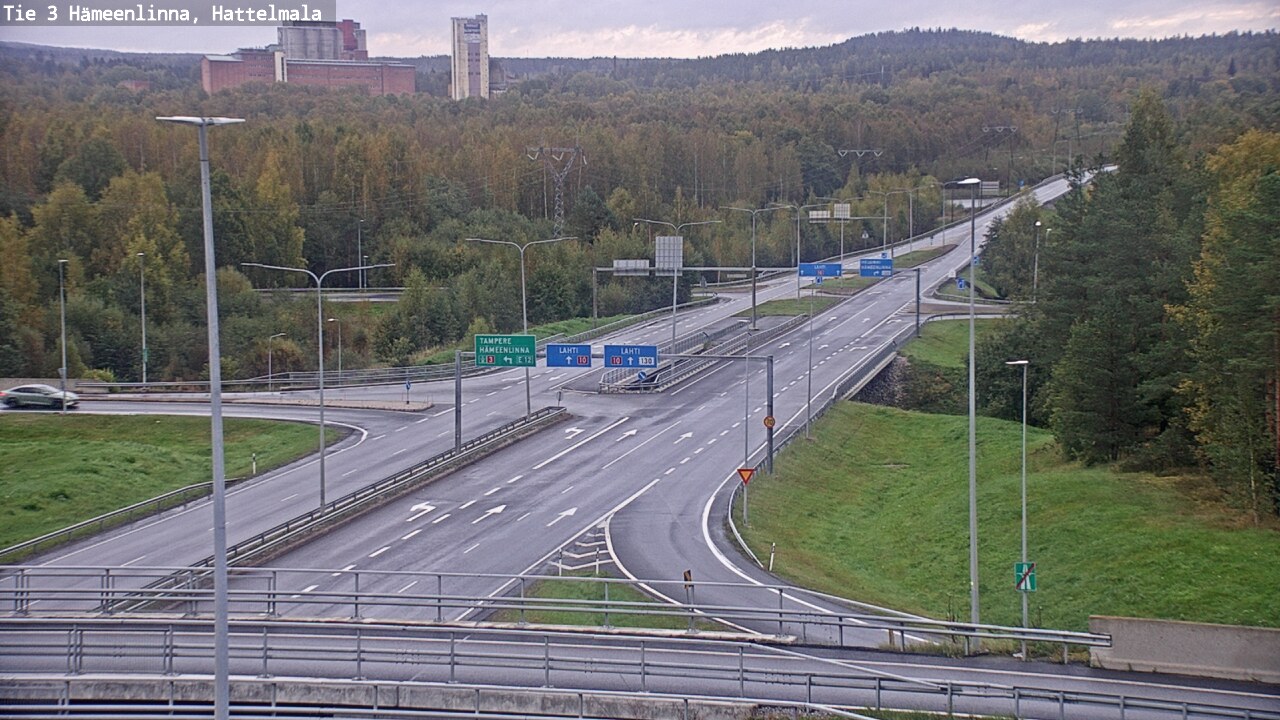Weather Camera Image Väg 3 Tavastehus, Hattelmala, Hämeenlinna, Kanta-Häme
