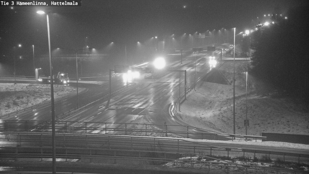 Weather Camera Image Road 3 Hämeenlinna, Hattelmala, Hämeenlinna, Kanta-Häme