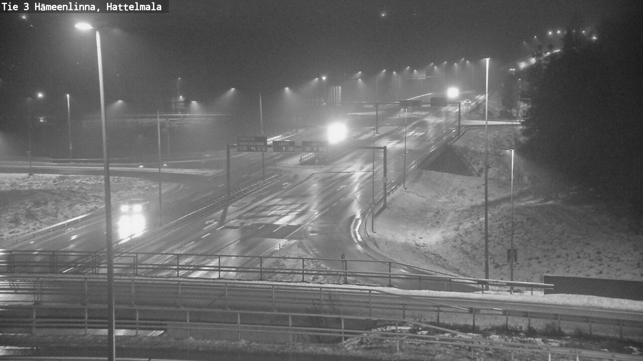 Weather Camera Image Road 3 Hämeenlinna, Hattelmala, Hämeenlinna, Kanta-Häme