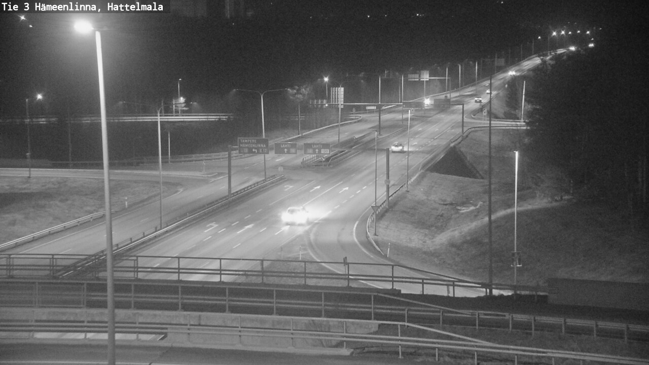 Weather Camera Image Road 3 Hämeenlinna, Hattelmala, Hämeenlinna, Kanta-Häme