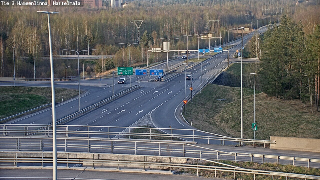 Weather Camera Image Road 3 Hämeenlinna, Hattelmala, Hämeenlinna, Kanta-Häme