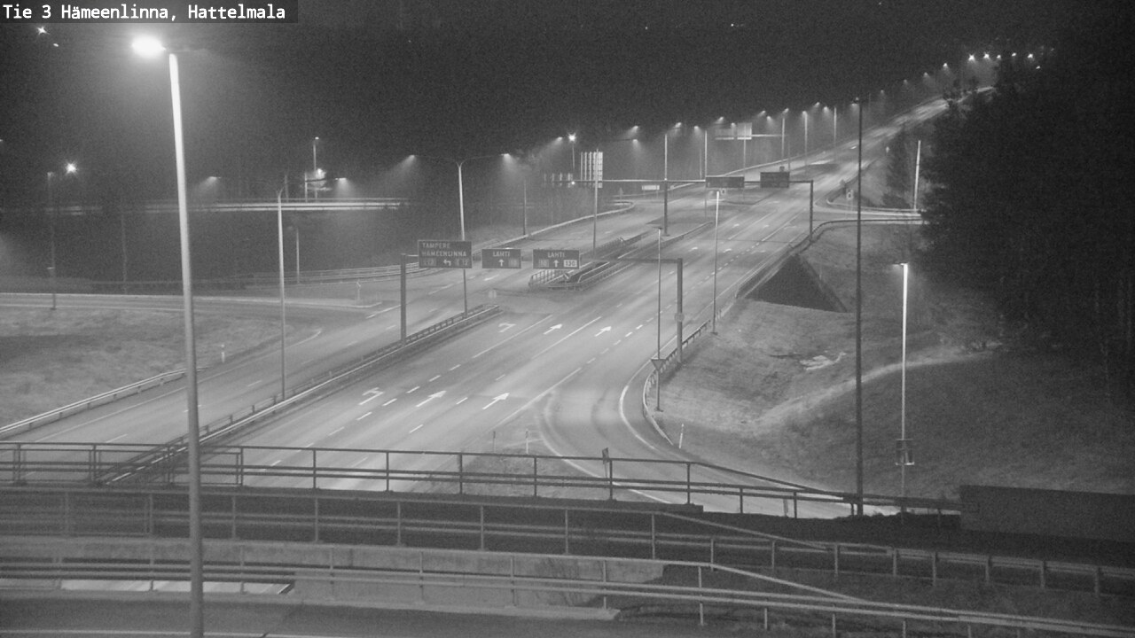 Weather Camera Image Road 3 Hämeenlinna, Hattelmala, Hämeenlinna, Kanta-Häme