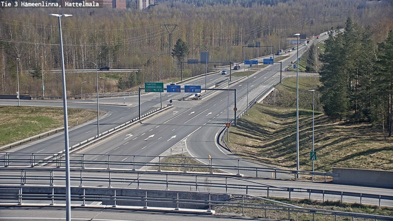 Weather Camera Image Road 3 Hämeenlinna, Hattelmala, Hämeenlinna, Kanta-Häme