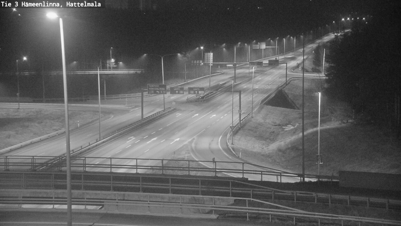 Weather Camera Image Road 3 Hämeenlinna, Hattelmala, Hämeenlinna, Kanta-Häme