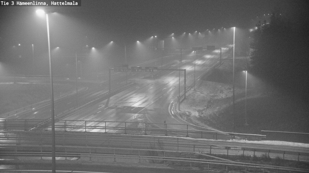 Weather Camera Image Road 3 Hämeenlinna, Hattelmala, Hämeenlinna, Kanta-Häme