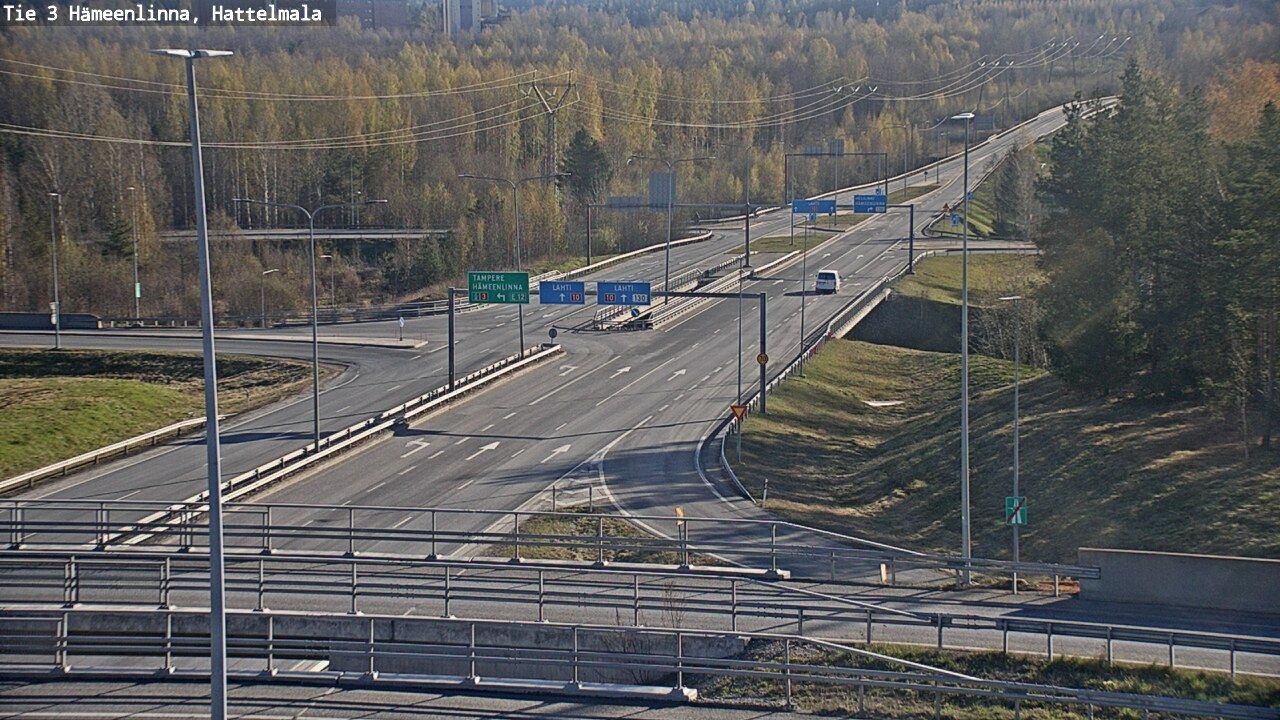 Weather Camera Image Road 3 Hämeenlinna, Hattelmala, Hämeenlinna, Kanta-Häme