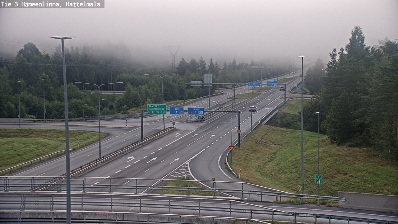 Weather Camera Image Road 3 Hämeenlinna, Hattelmala, Hämeenlinna, Kanta-Häme