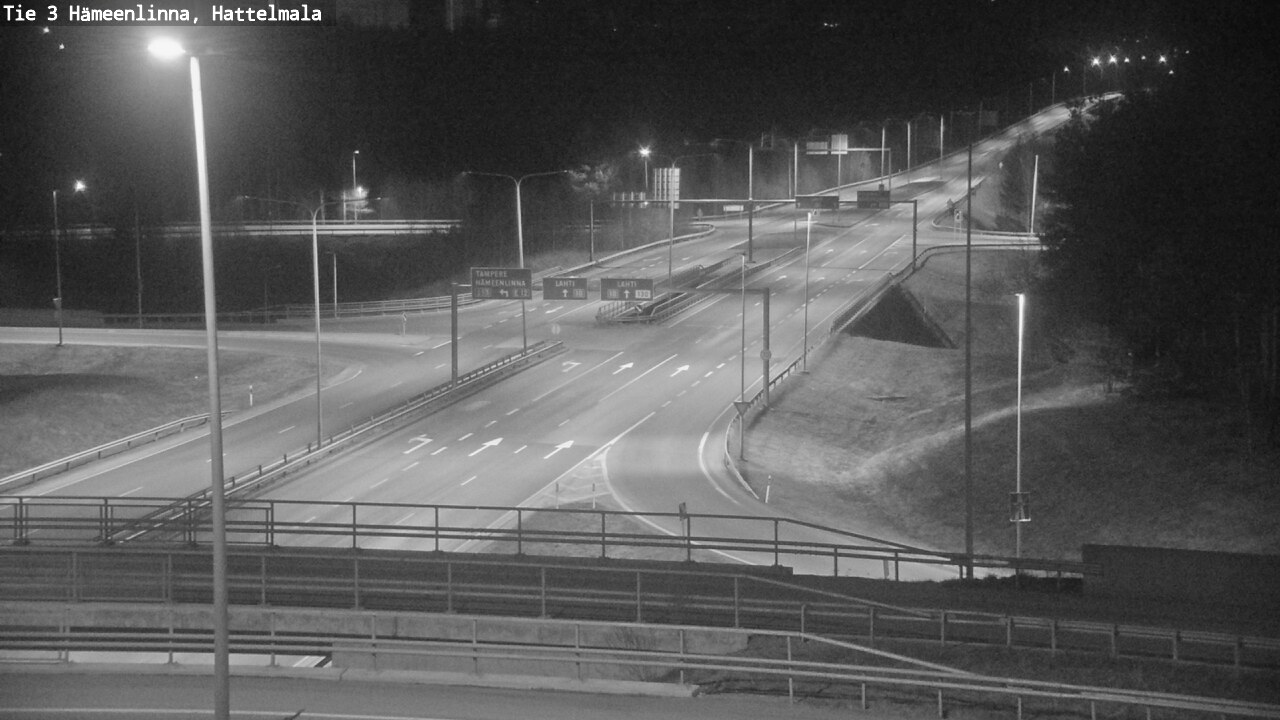 Weather Camera Image Road 3 Hämeenlinna, Hattelmala, Hämeenlinna, Kanta-Häme