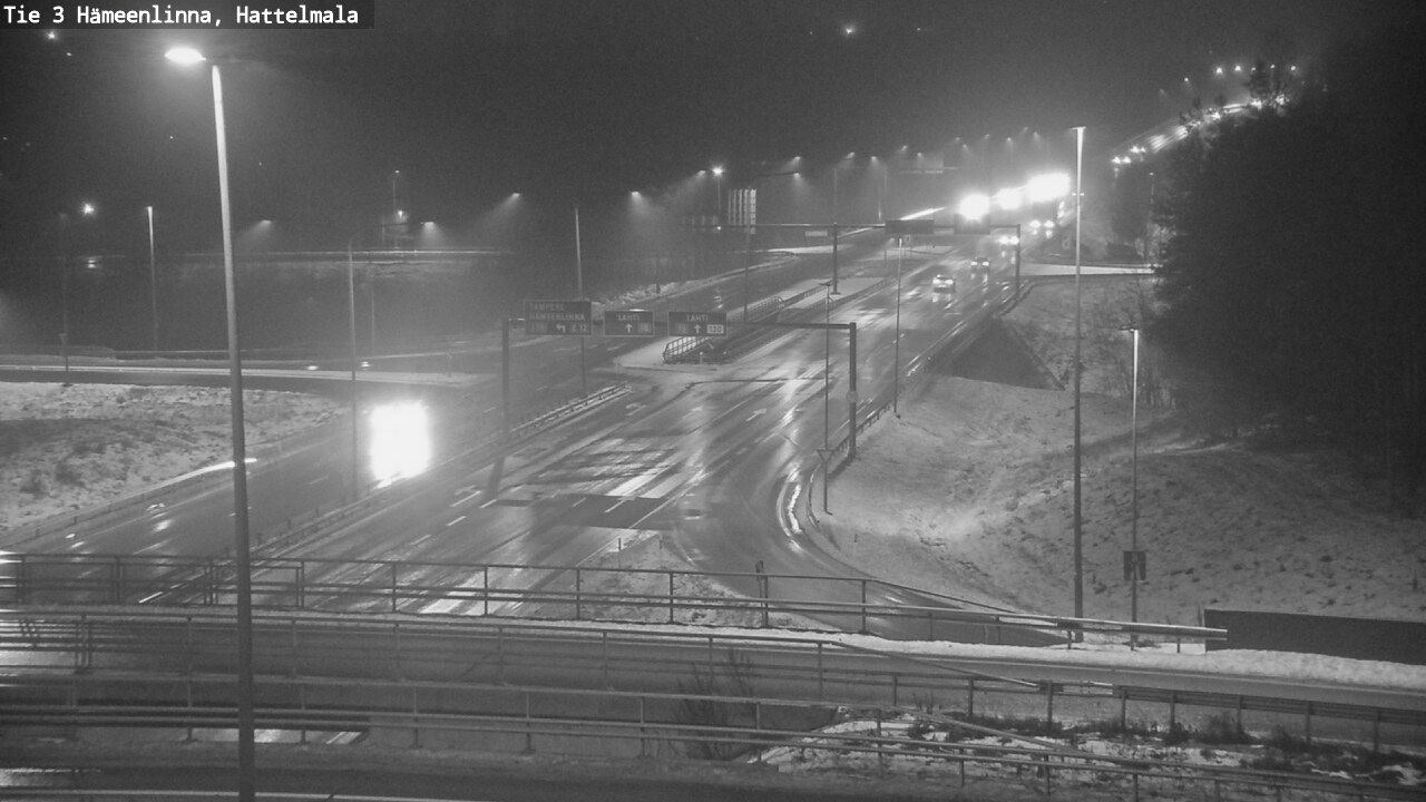Weather Camera Image Road 3 Hämeenlinna, Hattelmala, Hämeenlinna, Kanta-Häme