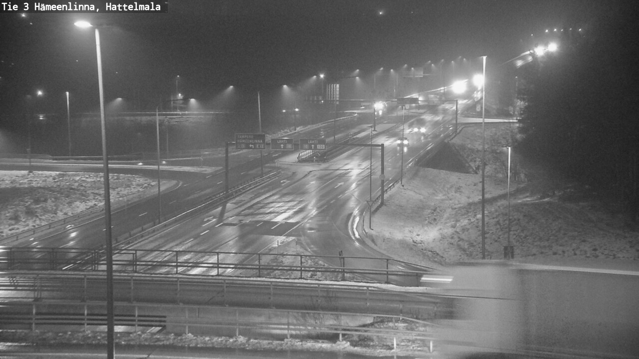 Weather Camera Image Road 3 Hämeenlinna, Hattelmala, Hämeenlinna, Kanta-Häme