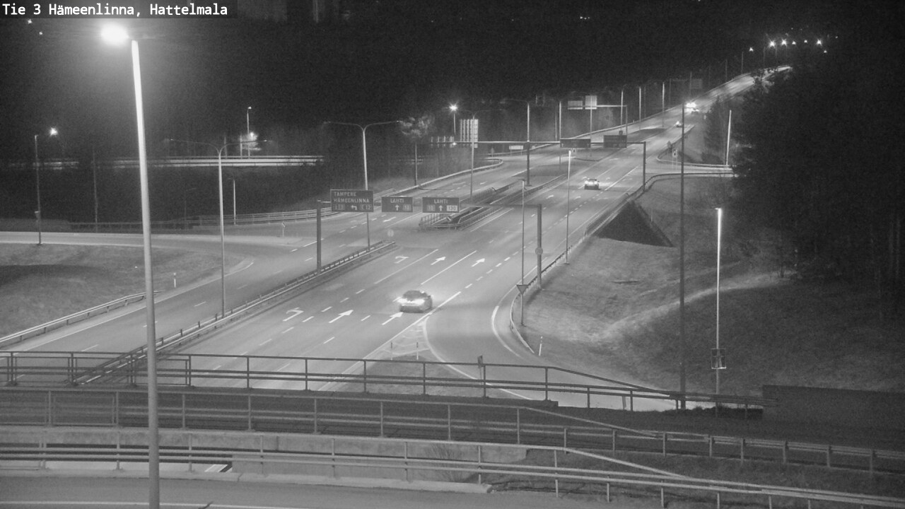 Weather Camera Image Road 3 Hämeenlinna, Hattelmala, Hämeenlinna, Kanta-Häme