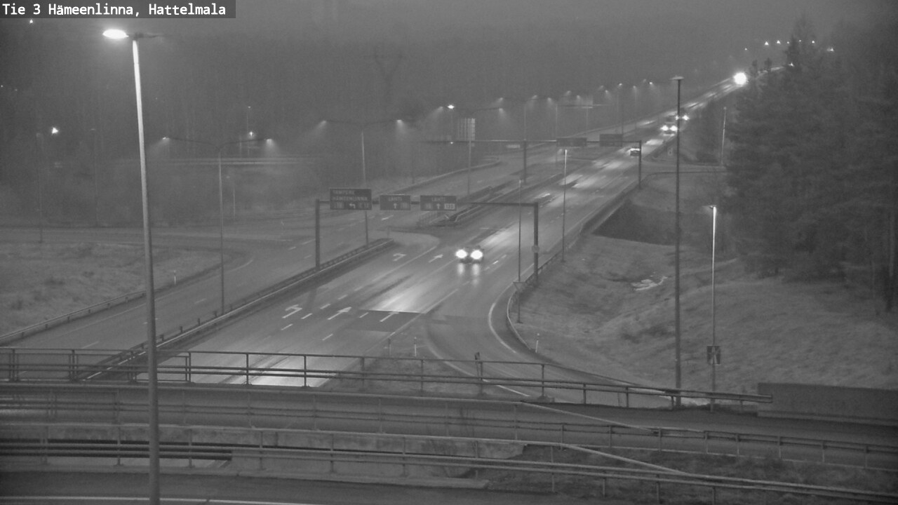Weather Camera Image Road 3 Hämeenlinna, Hattelmala, Hämeenlinna, Kanta-Häme
