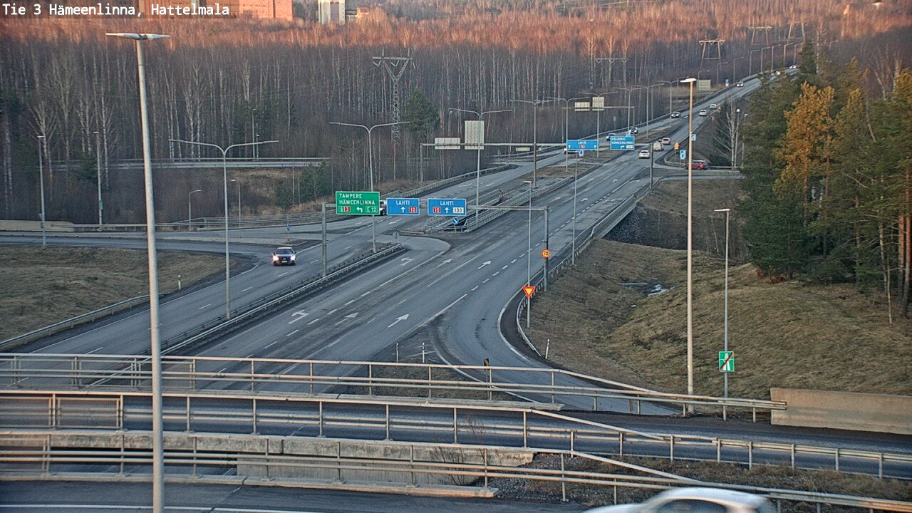 Weather Camera Image Road 3 Hämeenlinna, Hattelmala, Hämeenlinna, Kanta-Häme