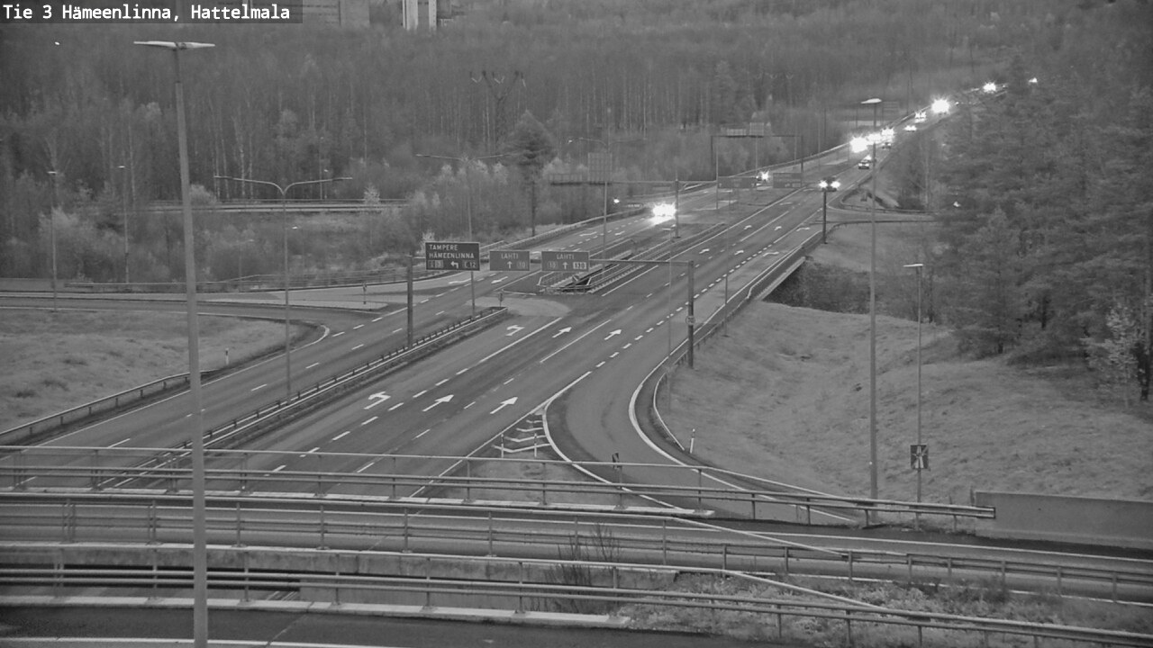 Kelikamerat Kuva Tie 3 Hämeenlinna, Hattelmala, Hämeenlinna, Kanta-Häme