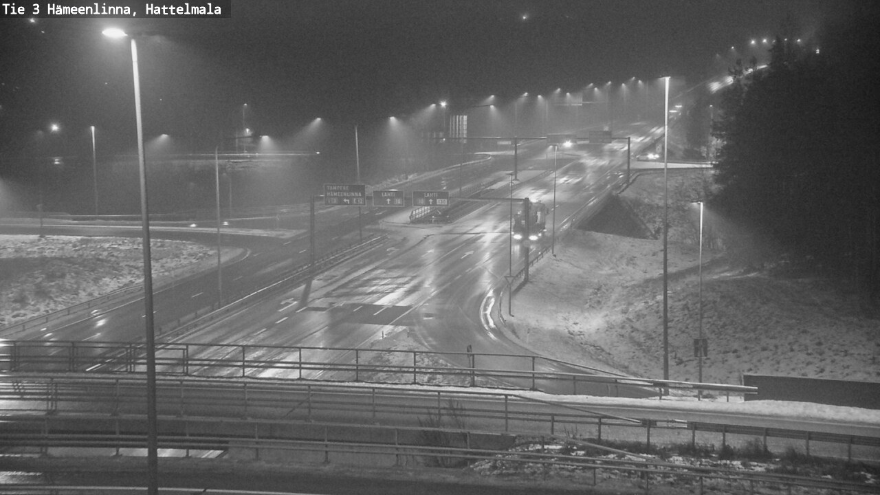Weather Camera Image Road 3 Hämeenlinna, Hattelmala, Hämeenlinna, Kanta-Häme