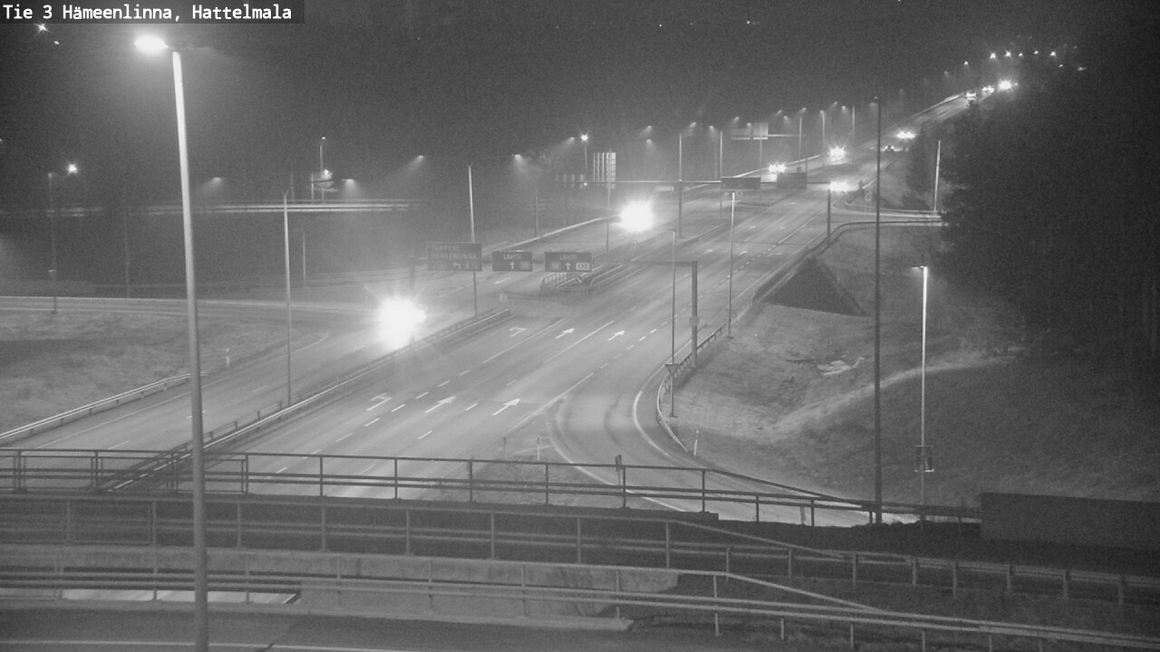 Weather Camera Image Road 3 Hämeenlinna, Hattelmala, Hämeenlinna, Kanta-Häme