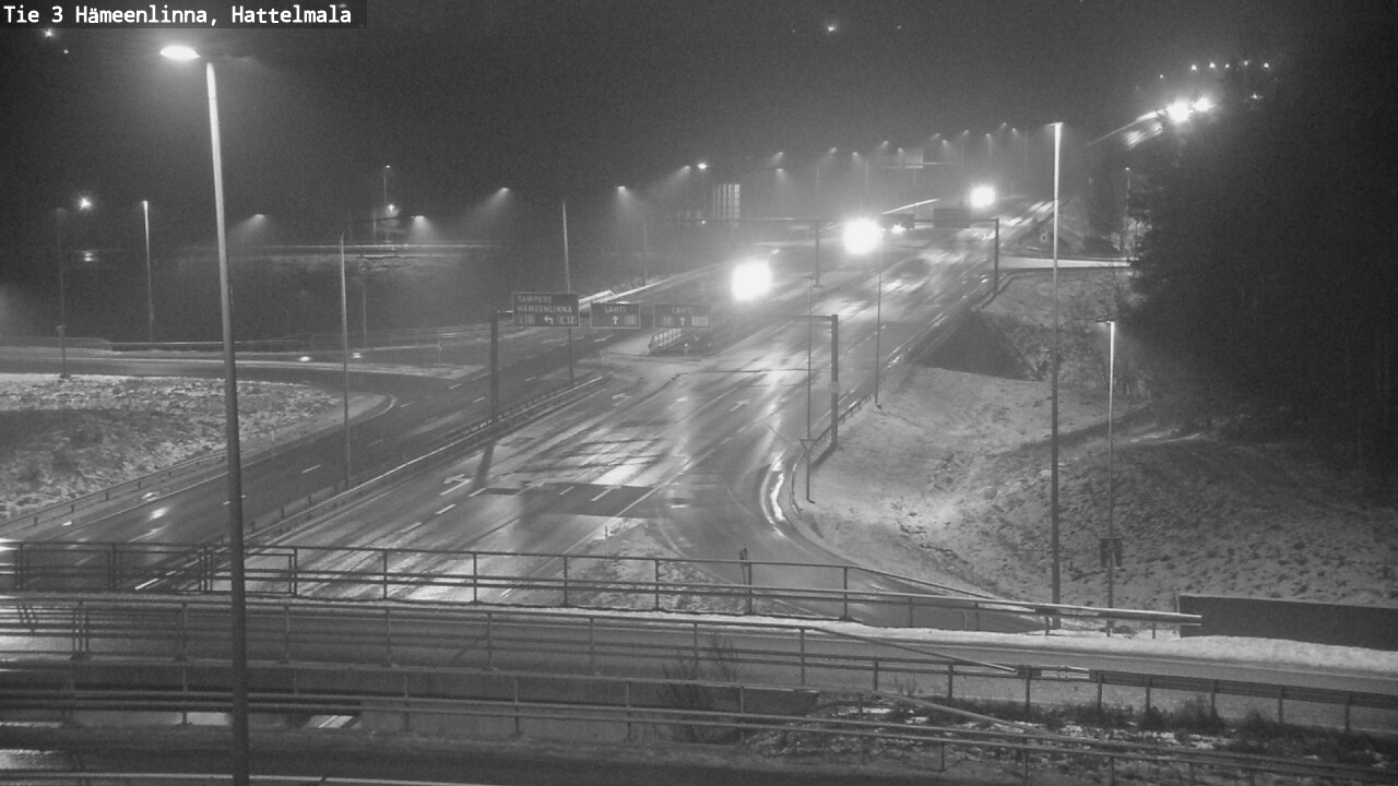 Weather Camera Image Road 3 Hämeenlinna, Hattelmala, Hämeenlinna, Kanta-Häme