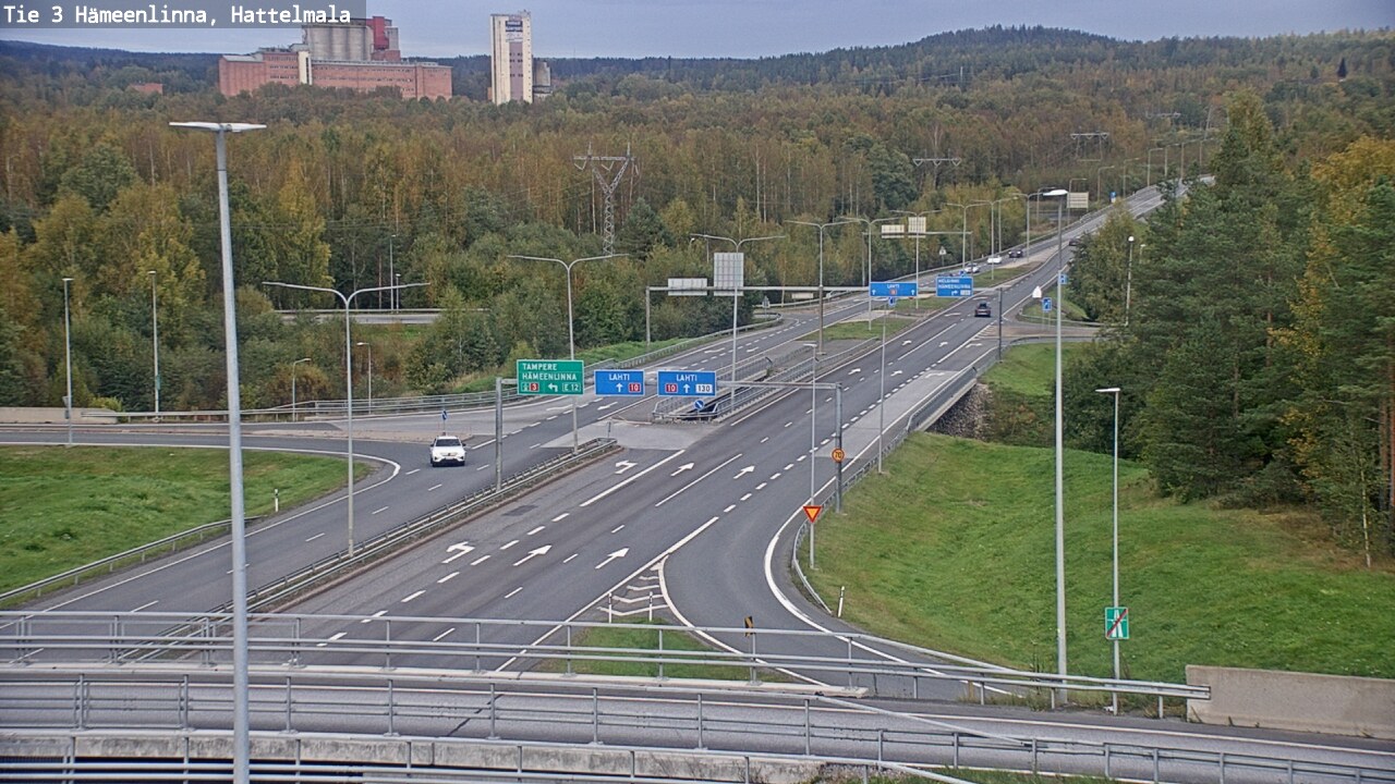Weather Camera Image Road 3 Hämeenlinna, Hattelmala, Hämeenlinna, Kanta-Häme