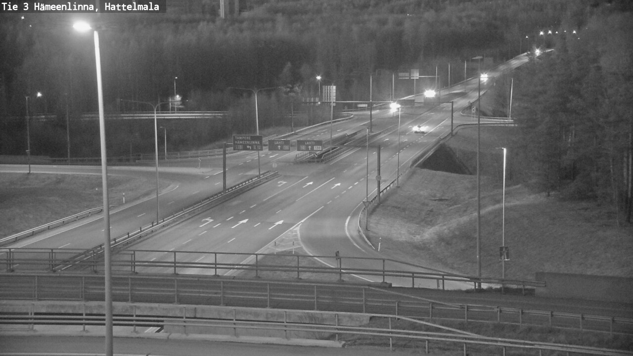 Weather Camera Image Road 3 Hämeenlinna, Hattelmala, Hämeenlinna, Kanta-Häme
