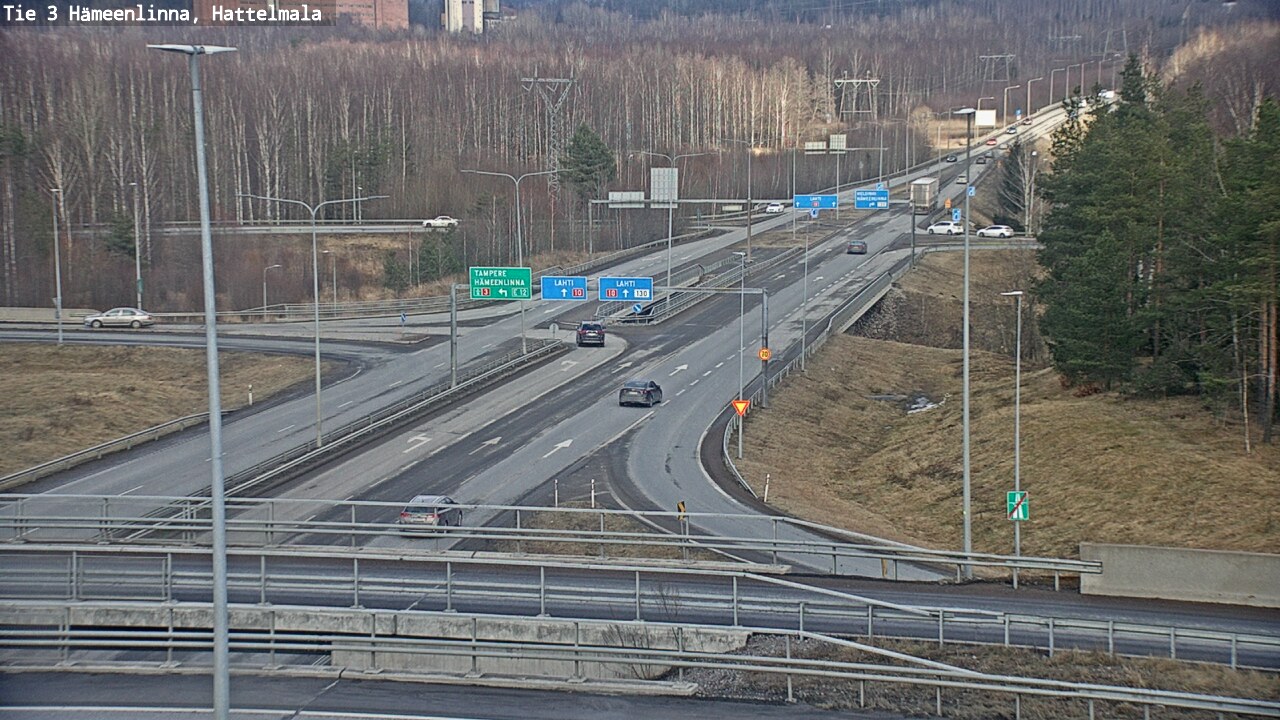 Weather Camera Image Road 3 Hämeenlinna, Hattelmala, Hämeenlinna, Kanta-Häme