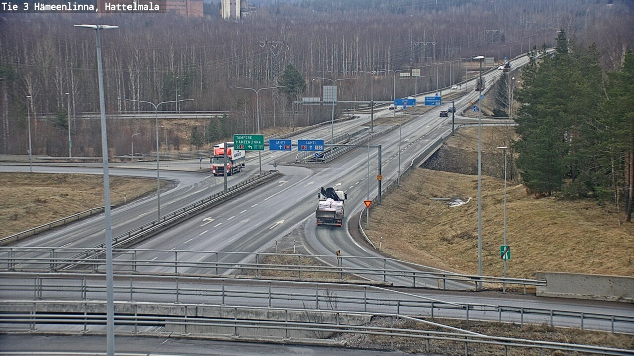 Weather Camera Image Road 3 Hämeenlinna, Hattelmala, Hämeenlinna, Kanta-Häme