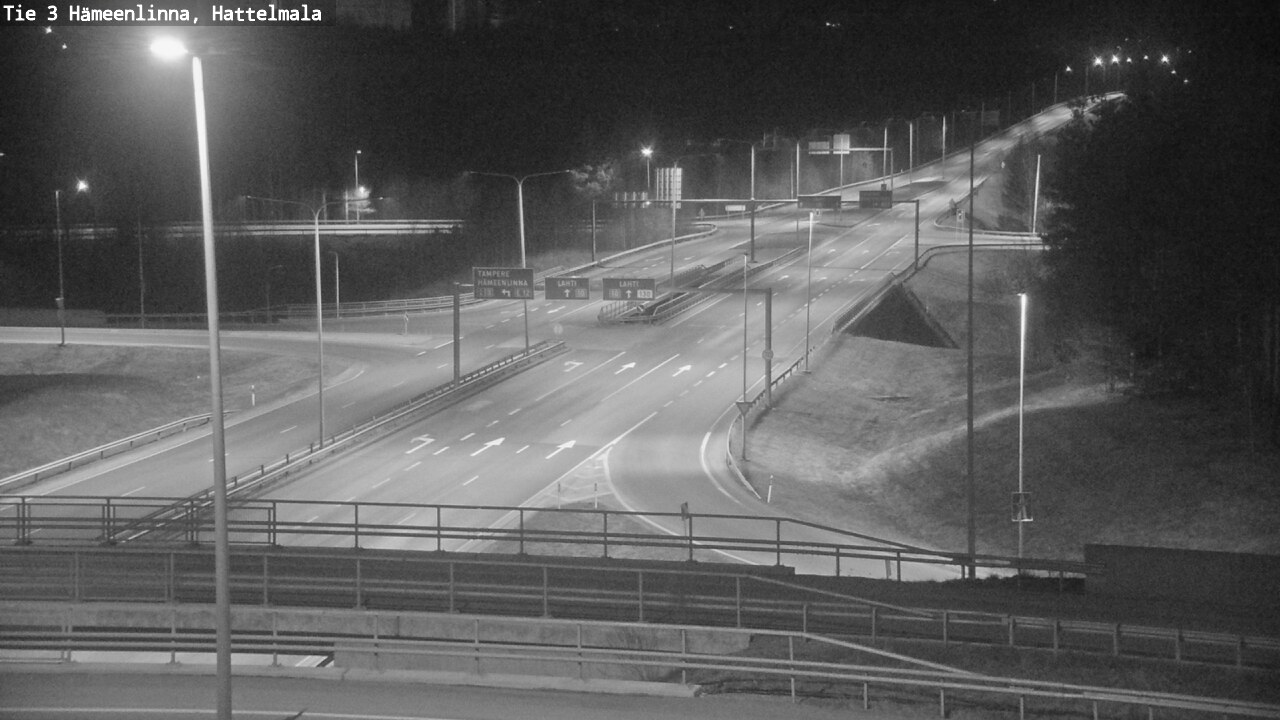 Weather Camera Image Road 3 Hämeenlinna, Hattelmala, Hämeenlinna, Kanta-Häme