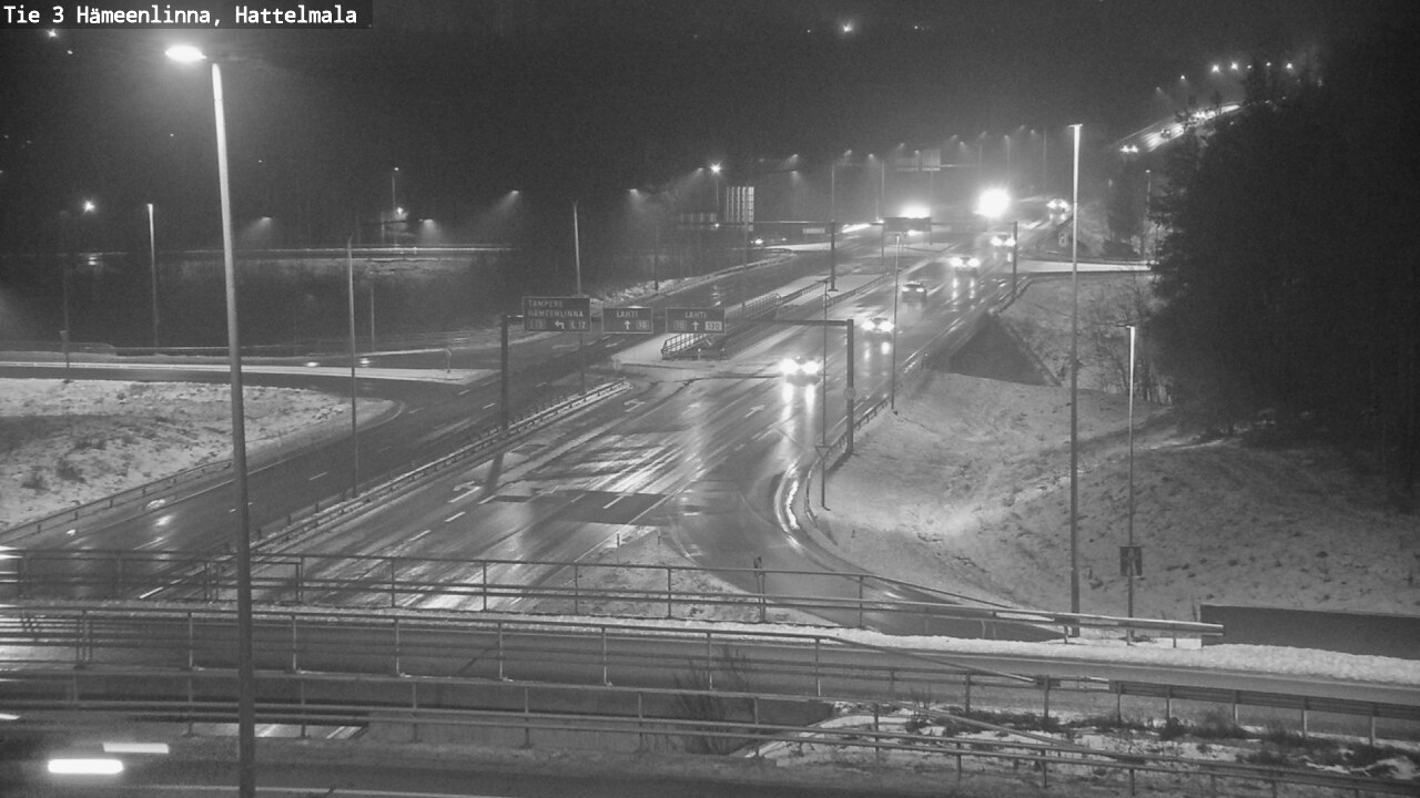 Weather Camera Image Road 3 Hämeenlinna, Hattelmala, Hämeenlinna, Kanta-Häme