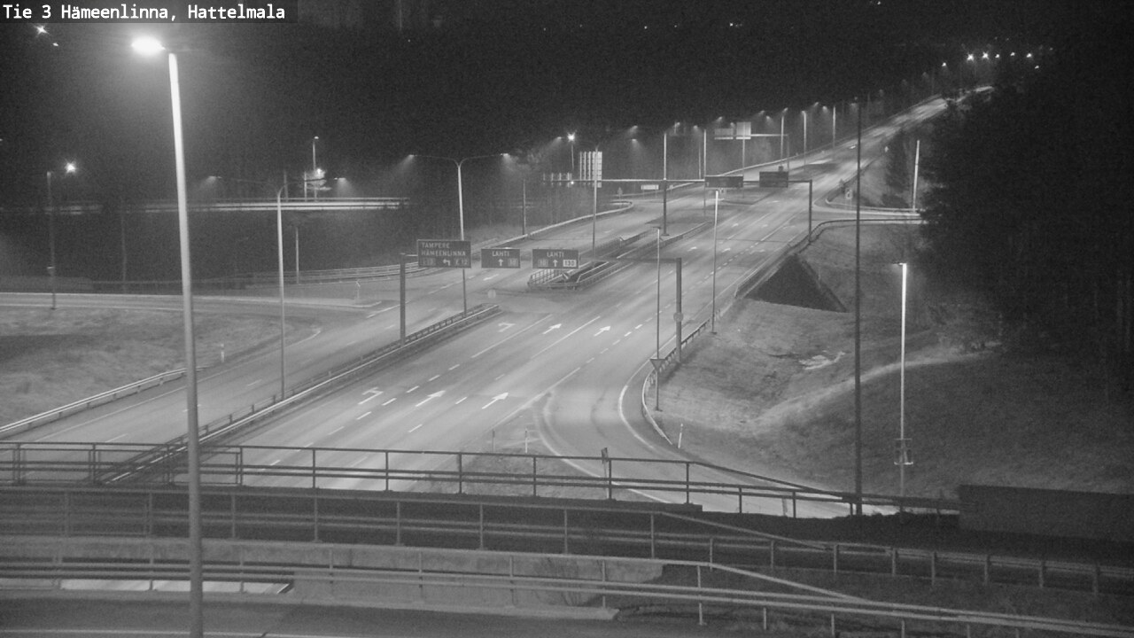 Weather Camera Image Road 3 Hämeenlinna, Hattelmala, Hämeenlinna, Kanta-Häme