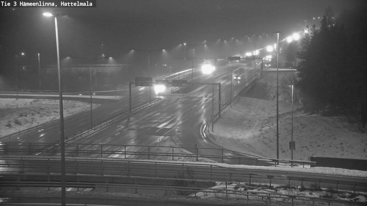 Weather Camera Image Road 3 Hämeenlinna, Hattelmala, Hämeenlinna, Kanta-Häme
