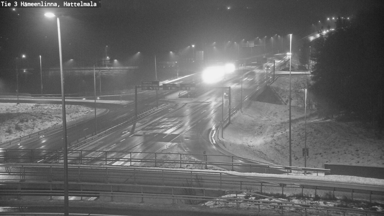 Weather Camera Image Road 3 Hämeenlinna, Hattelmala, Hämeenlinna, Kanta-Häme