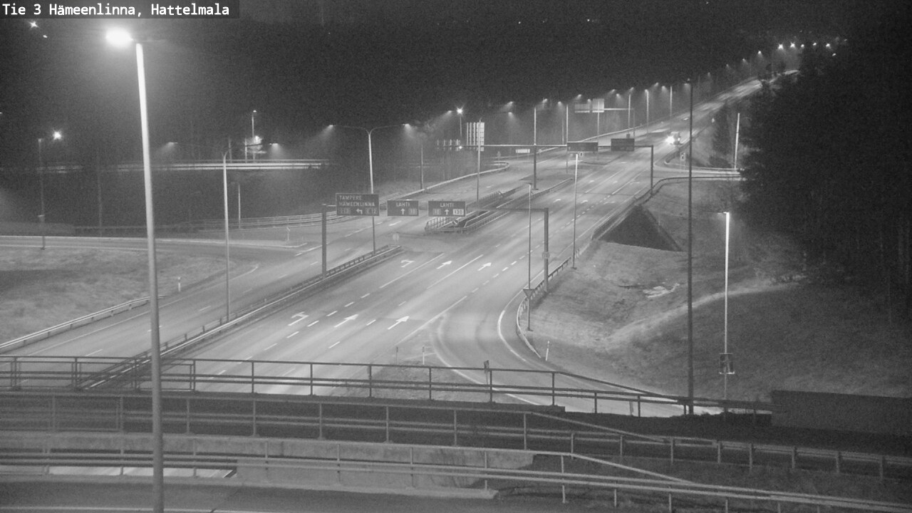 Weather Camera Image Road 3 Hämeenlinna, Hattelmala, Hämeenlinna, Kanta-Häme