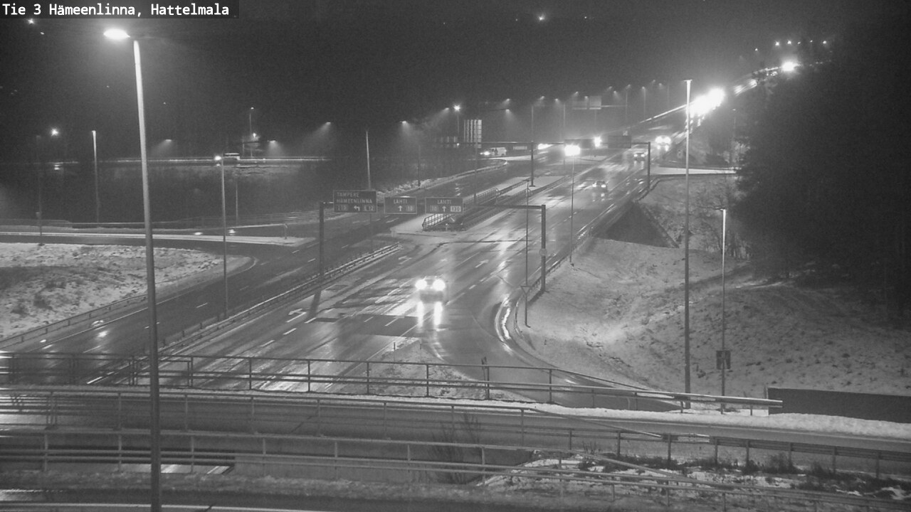 Weather Camera Image Road 3 Hämeenlinna, Hattelmala, Hämeenlinna, Kanta-Häme