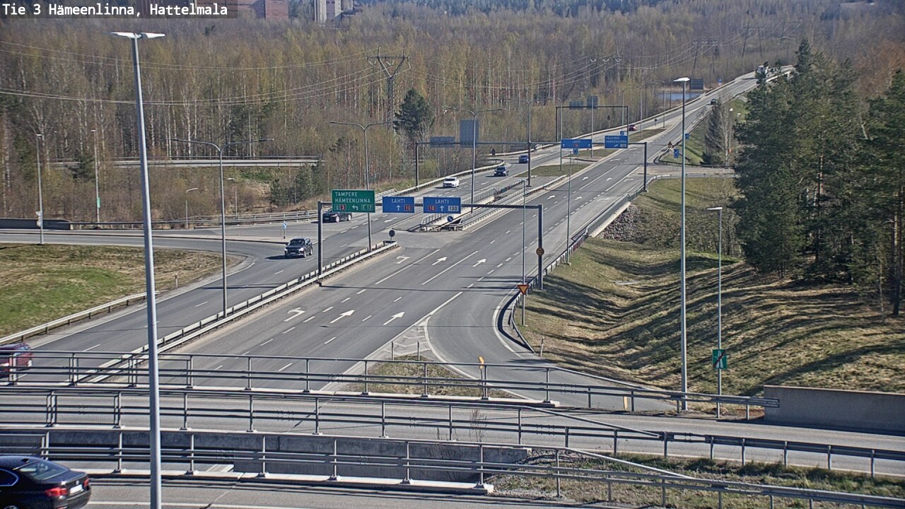 Weather Camera Image Road 3 Hämeenlinna, Hattelmala, Hämeenlinna, Kanta-Häme